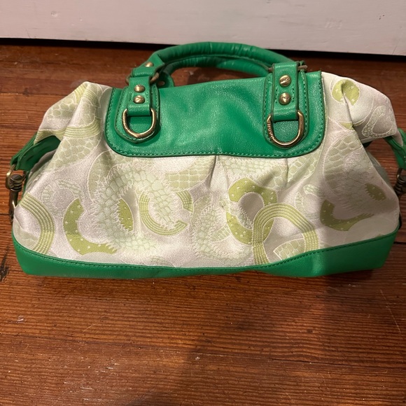Coach Vintage Green Madison Sabrina satchel purse bag - Picture 4 of 11